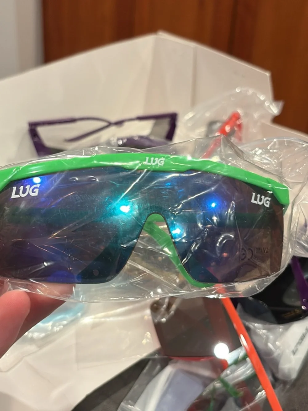 LUG Sports Kids Sunglasses - Purple, Green, Pink, Red, Black